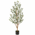 Árbol de Olivo Artificial 180cm Verde con Maceta