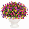 Arreglo de Flores Artificiales Multicolor en Maceta Blanca