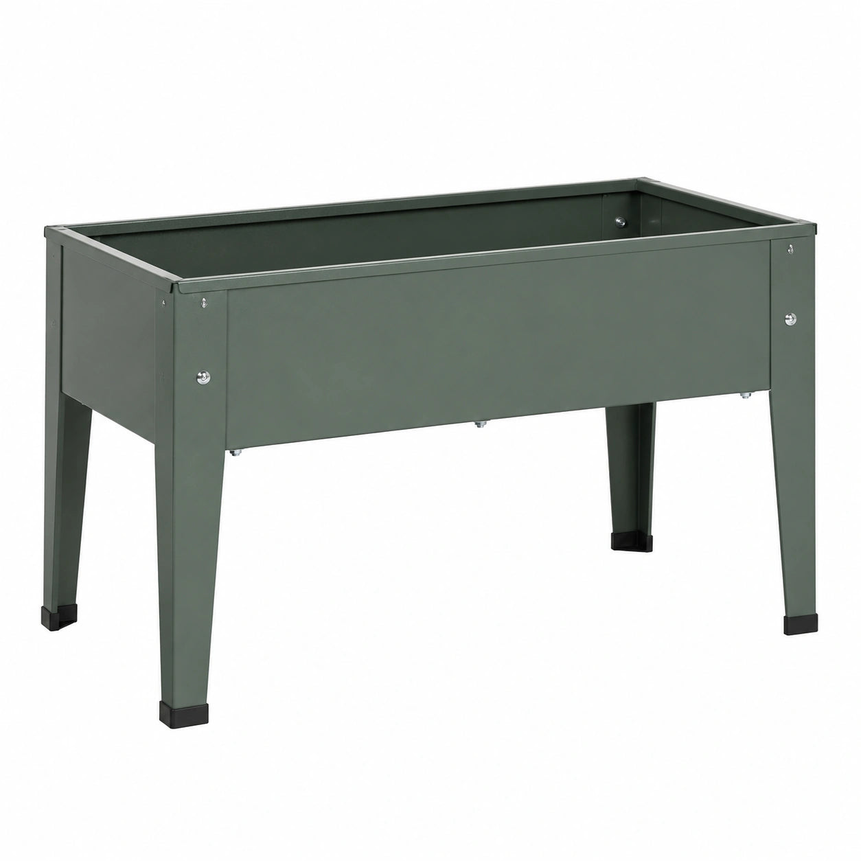 Cama de Cultivo Elevada para Exterior Verde 150x75x80cm